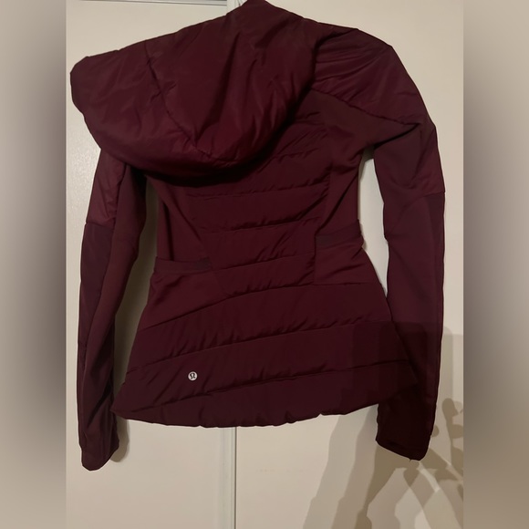 NWOT Lululemon Down for It All Jacket MAROON COLOR - Picture 2 of 11